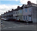 Houses on the south side of Wingate Street, Newport