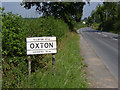 Oxton village sign