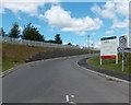 Access road into the SE end of Mon Bank, Newport