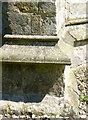 Bench mark, Caunton Church