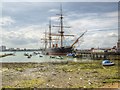 SU6300 : Portsmouth, The Common Hard and HMS Warrior by David Dixon