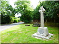 Memorial at junction of Berry Lane and Bagshot Road