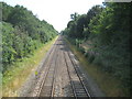 Beaconsfield: Railway towards London