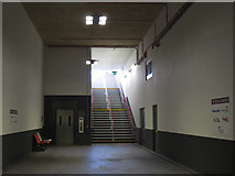 SJ7154 : Crewe station: new lift and stairs by Stephen Craven