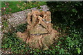 Remains - of something - in the churchyard at Normanby le Wold