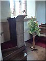 St John the Baptist, Brokenborough: pulpit