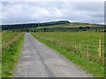 The track from Canada towards the A697