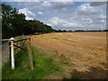 Looking along the line of the former Bourne & Sleaford Railway