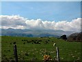 View towards Snowdonia from the B5113