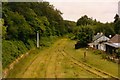 SO6107 : View from Parkend station footbridge in 1994 by John Winder