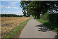 Farm road leading to the A19