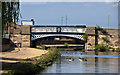 Leigh Bridge (bridge D) sports a Liver Bird