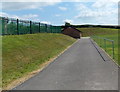 Path to the pavilion in Trebanog Field, Trebanog