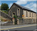 Boarded-up former Pisgah chapel in Cymmer, Porth