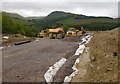 NN3825 : Construction site, A82 Crianlarich bypass by Craig Wallace
