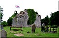 The ruined medieval church at Kilkeel