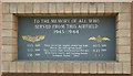 Headcorn Airfield Memorial Plaque