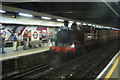 View of Met 1 pulling into Moorgate station #2