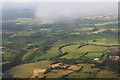 River Ribble north of Brockhall Village: aerial 2014