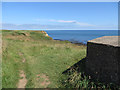 TA2570 : Pillbox beside the Headland Way footpath by Pauline E