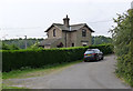 SK7965 : Gatehouse at Eaves Lane Crossing by Alan Murray-Rust