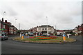 Roundabout on Grasmere road, Blackpool