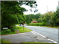 Looking north along the A322 from Tangley Lane