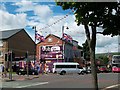 The junction of Northumberland Street and Shankill Road