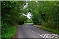 Road from Little Horwood crossing a stream just north of Winslow, Bucks