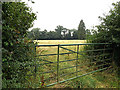 Field entrance off Forest Hall Road