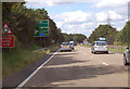 A40 approaching Elmbridge Court roundabout