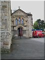 Side door at Holy Cross Church