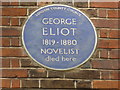 Blue plaque in Cheyne Walk (c)