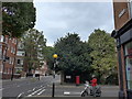 Approaching the junction  of Royal Hospital Road and Tite Street