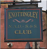 SE5023 : Knottingley Club on Weeland Road by Ian S