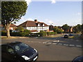 Neeld Crescent at the junction of Oakington Manor Drive