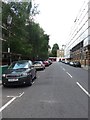 Looking from  Ixworth Place into Lucan Place