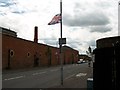 The western wall of the former Edenderry Linen Mill complex in Cambrai Street