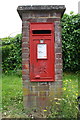 Pillar box with benchmark, St Saviour