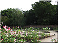 TQ4475 : Eltham cemetery: rose garden by Stephen Craven