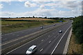 SE4047 : The A1M looking south from Walton Road, Wetherby by Ian S