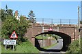 Railway bridge over B725 at Ruthwell Station