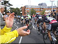 The Prudential London-Surrey road race by Norbiton Station