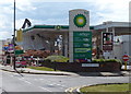 Closed petrol station along Melton Road