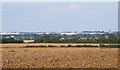 SU5950 : Distant view of Basingstoke by Mr Ignavy