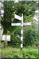 Sign posts and notice board