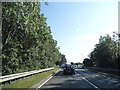 Littleton Lane at the junction of Chertsey Road