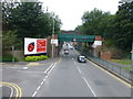 Liverpool Road passes under the dismantled railway at Cadishead