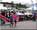 Mourne Mountain Rescue vehicles at Donard Park