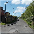 One way traffic along Princecroft Lane, Warminster